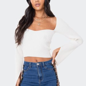 Robbie Sweetheart Knitted Top