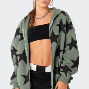 Star At Me Oversized Hoodie