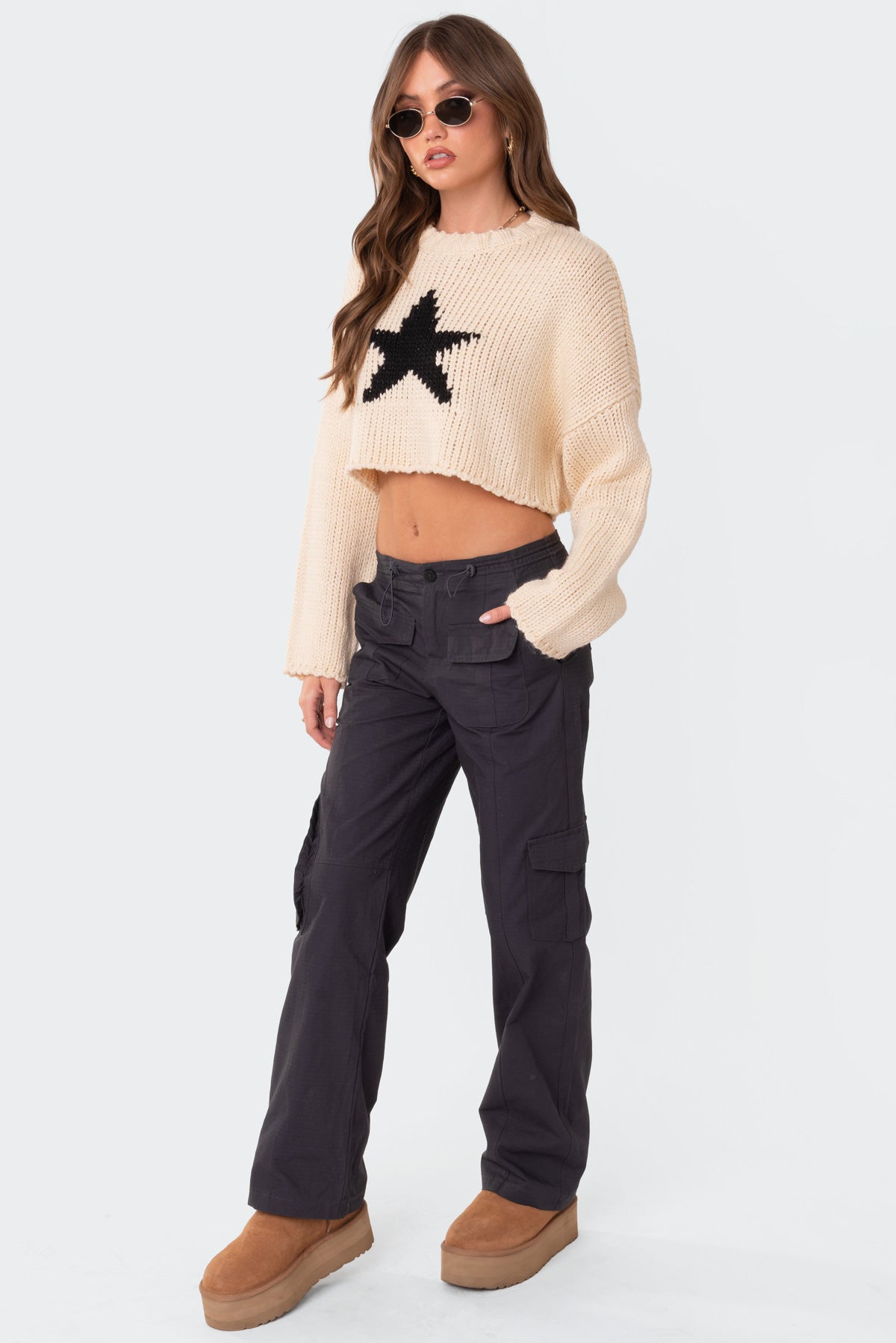 Mega Star Cropped Sweater - Image 3