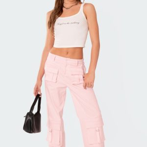 Joan Low Rise Cargo Pants
