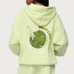 Matcha Lover Oversized Hoodie