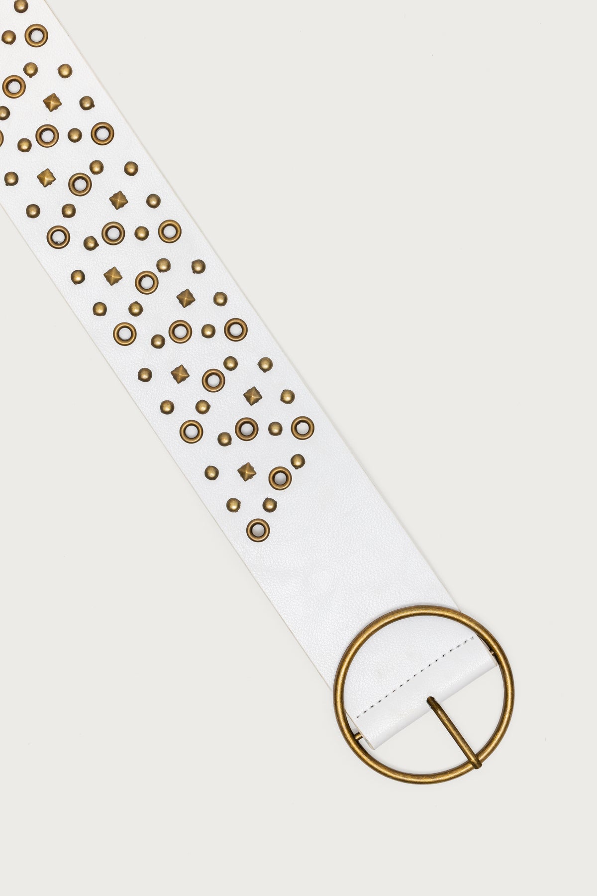 Stud & Grommet Faux Leather Belt - Image 3