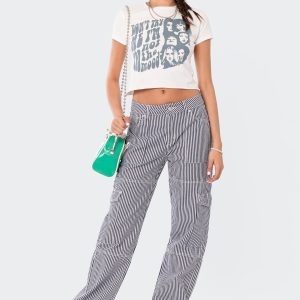 Stripe Out Cargo Pants