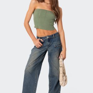 Serena Low Rise Carpenter Jeans