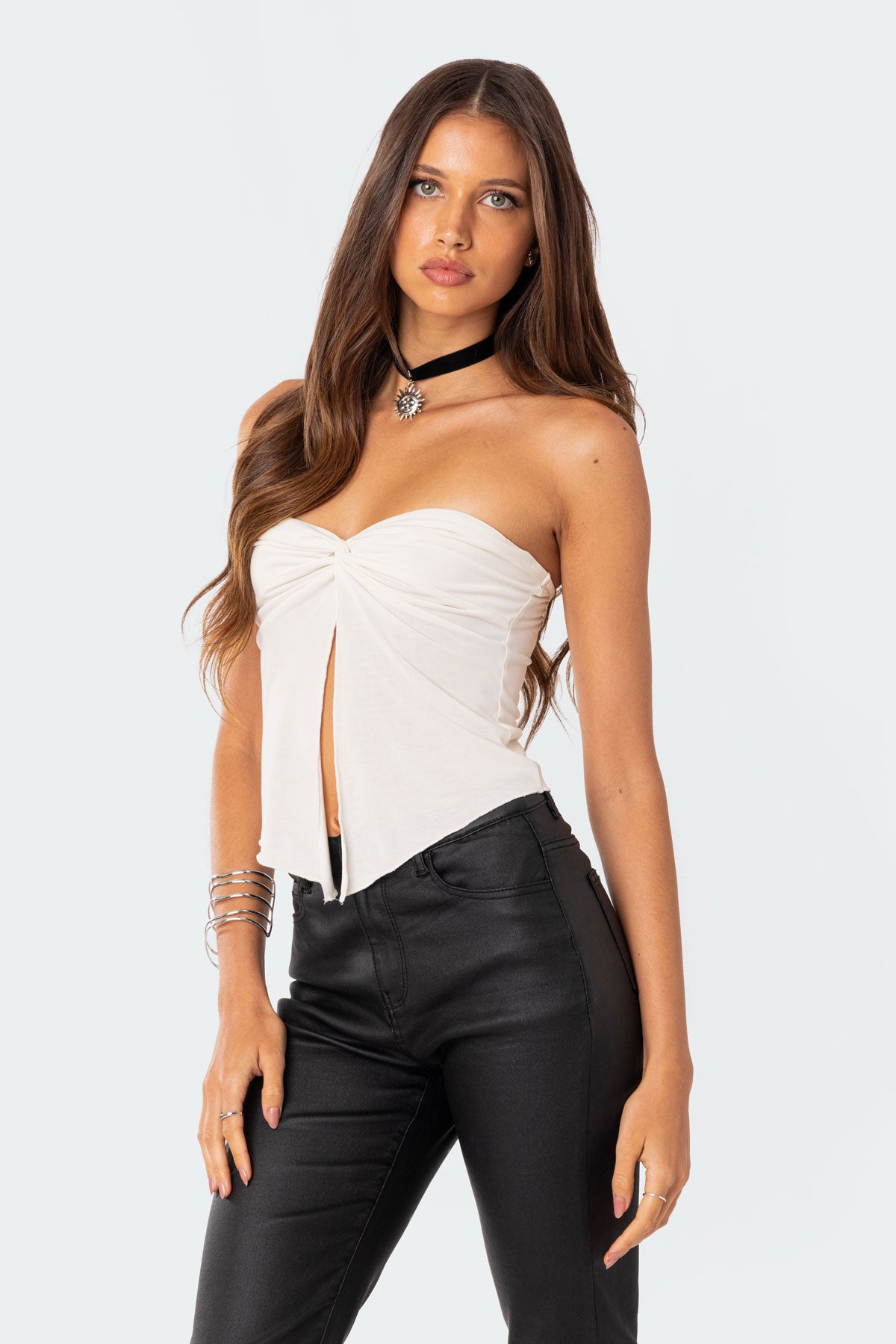 Twisted Split Front Tube Top - Image 3