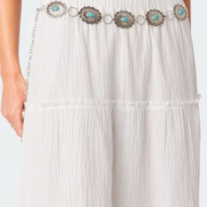 Turquoise Gem Pendant Belt