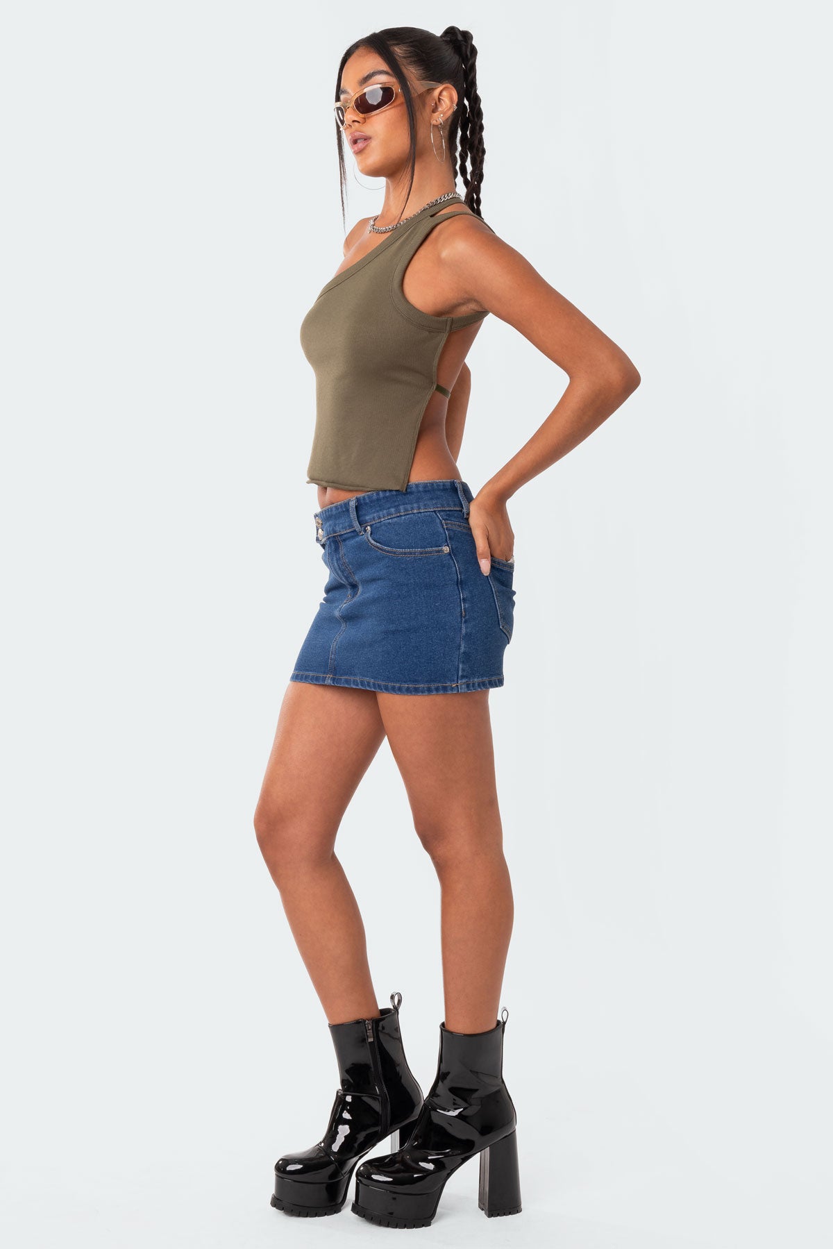 Verdi Open-Back One Shoulder Top - Image 4