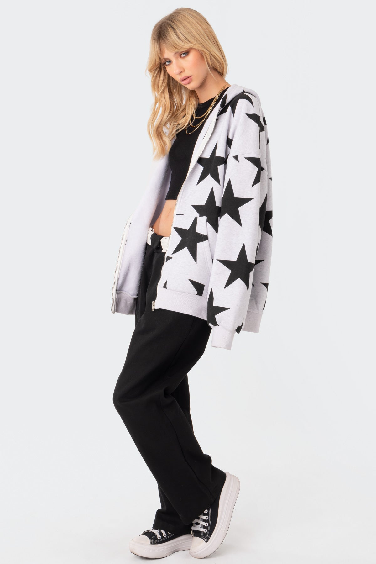 Star At Me Oversized Hoodie - Image 3