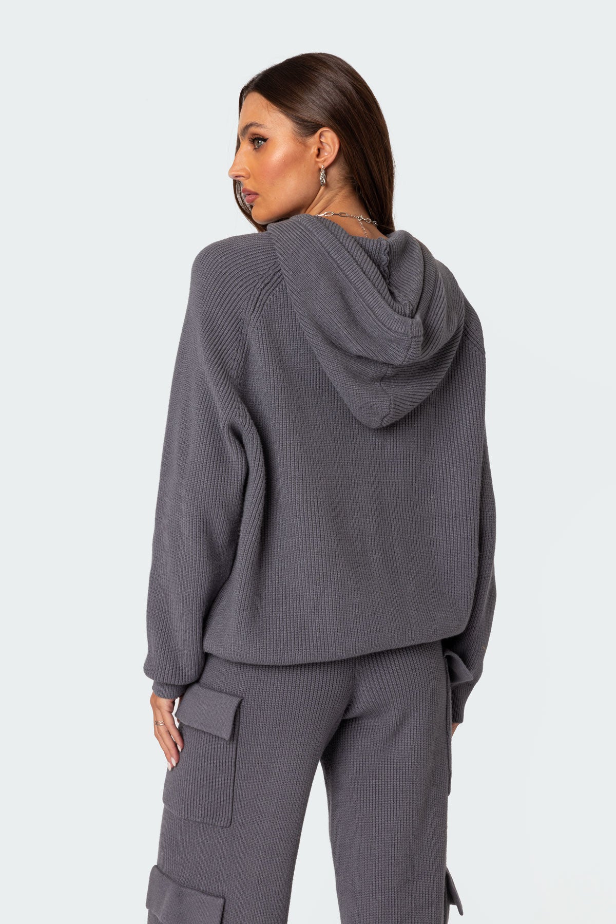 Wynter Oversized Knit Hoodie - Image 5