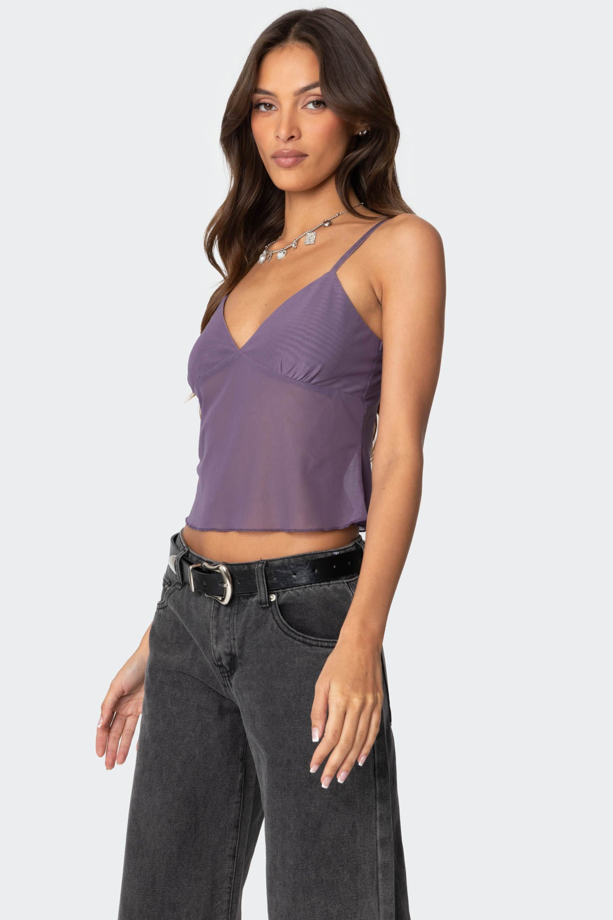 Serafina Sheer Mesh Tank Top - Image 3
