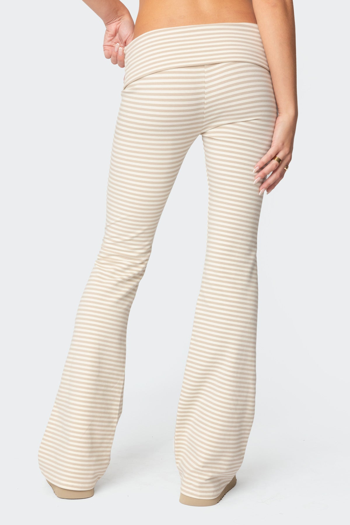 Kaeli Stripey Flared Leggings - Image 5