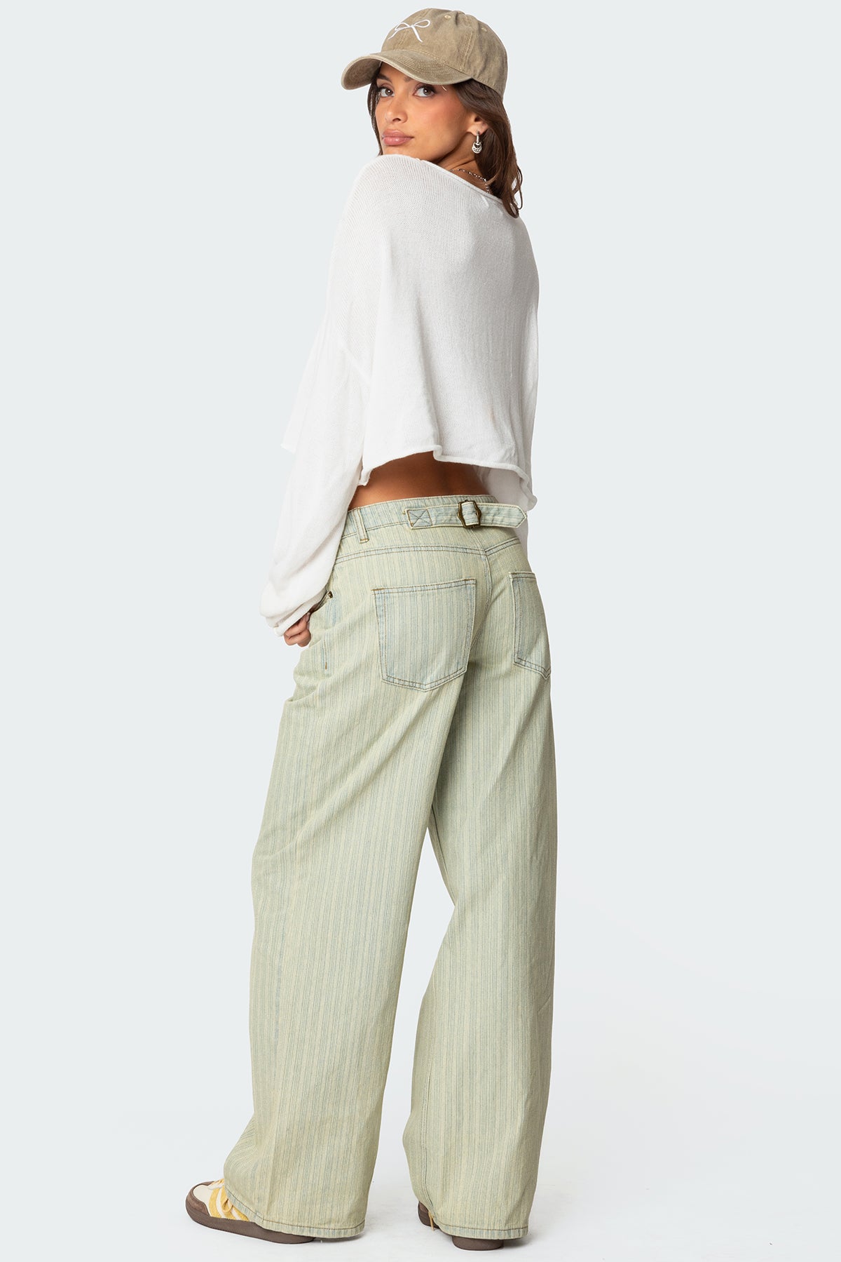 Lannah Textured Low Rise Jeans - Image 5