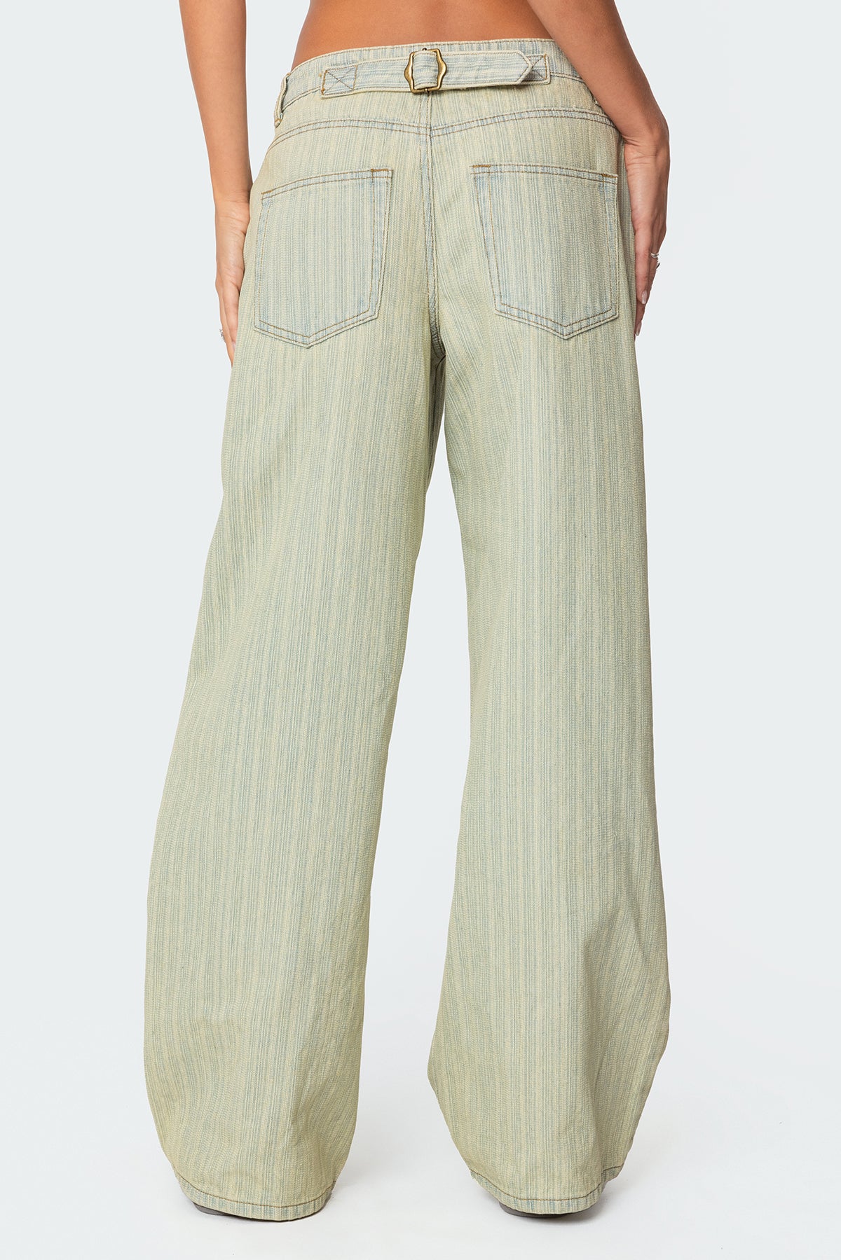 Lannah Textured Low Rise Jeans - Image 4