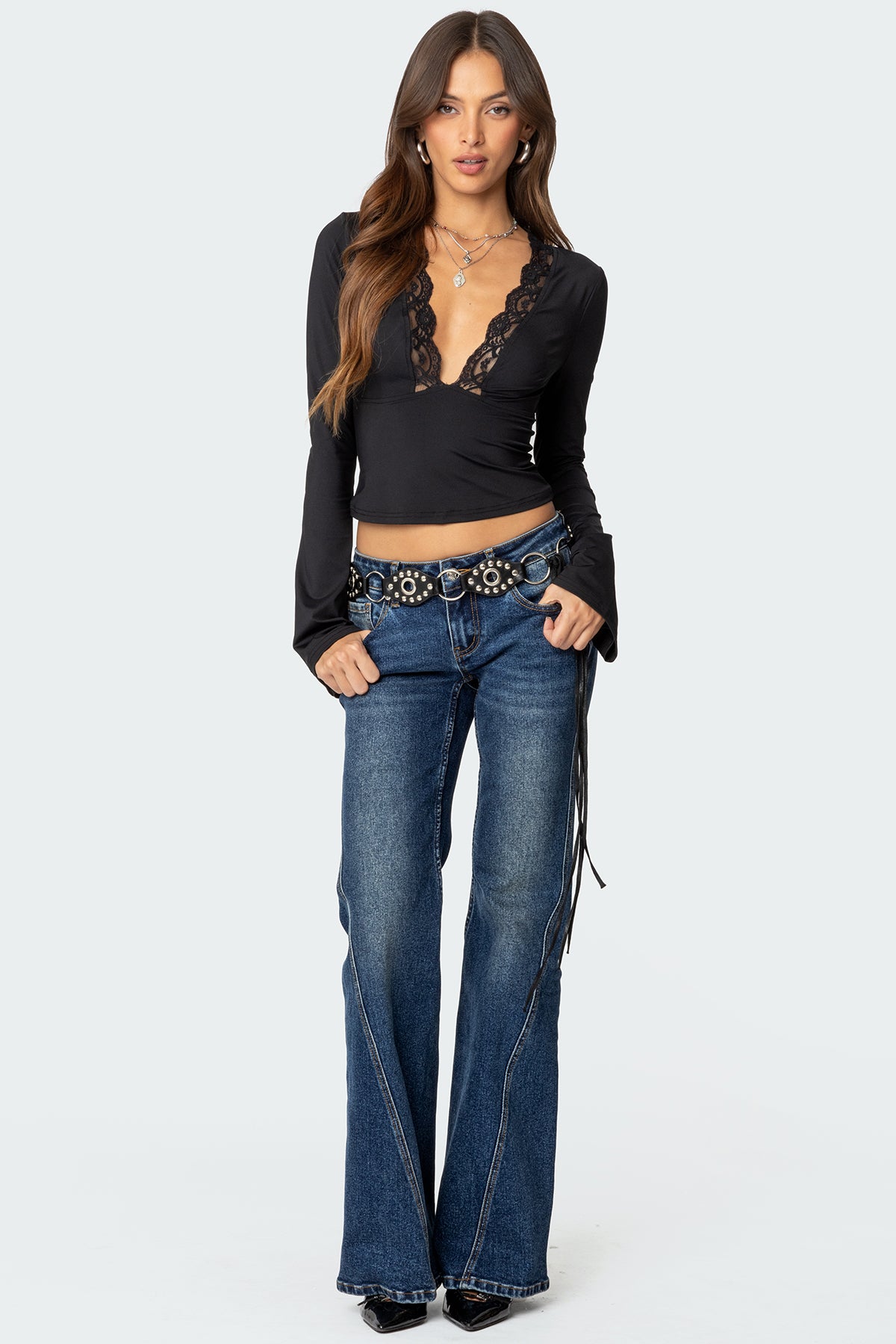 Colton Boot Cut Low Rise Jeans - Image 5