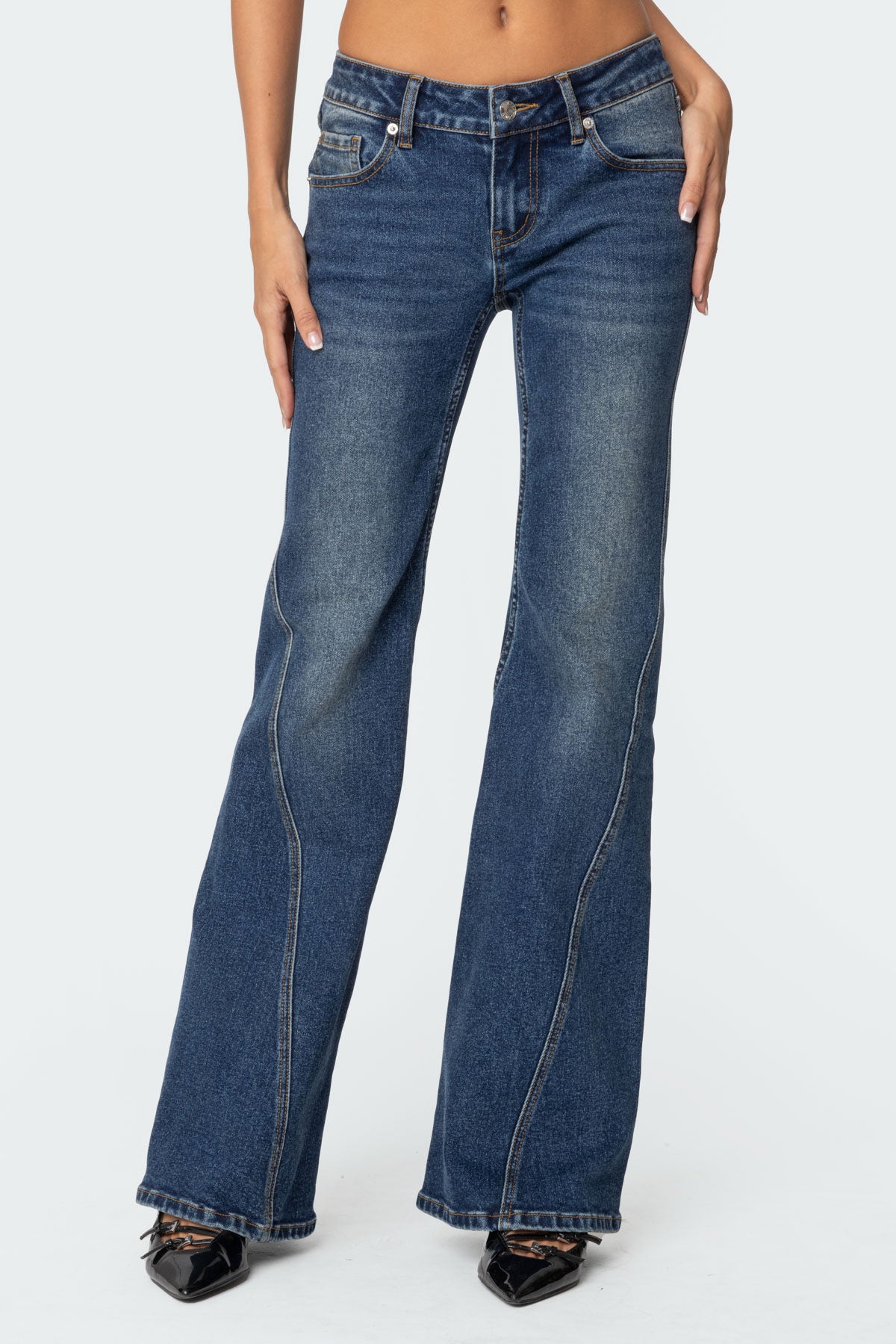 Colton Boot Cut Low Rise Jeans - Image 2