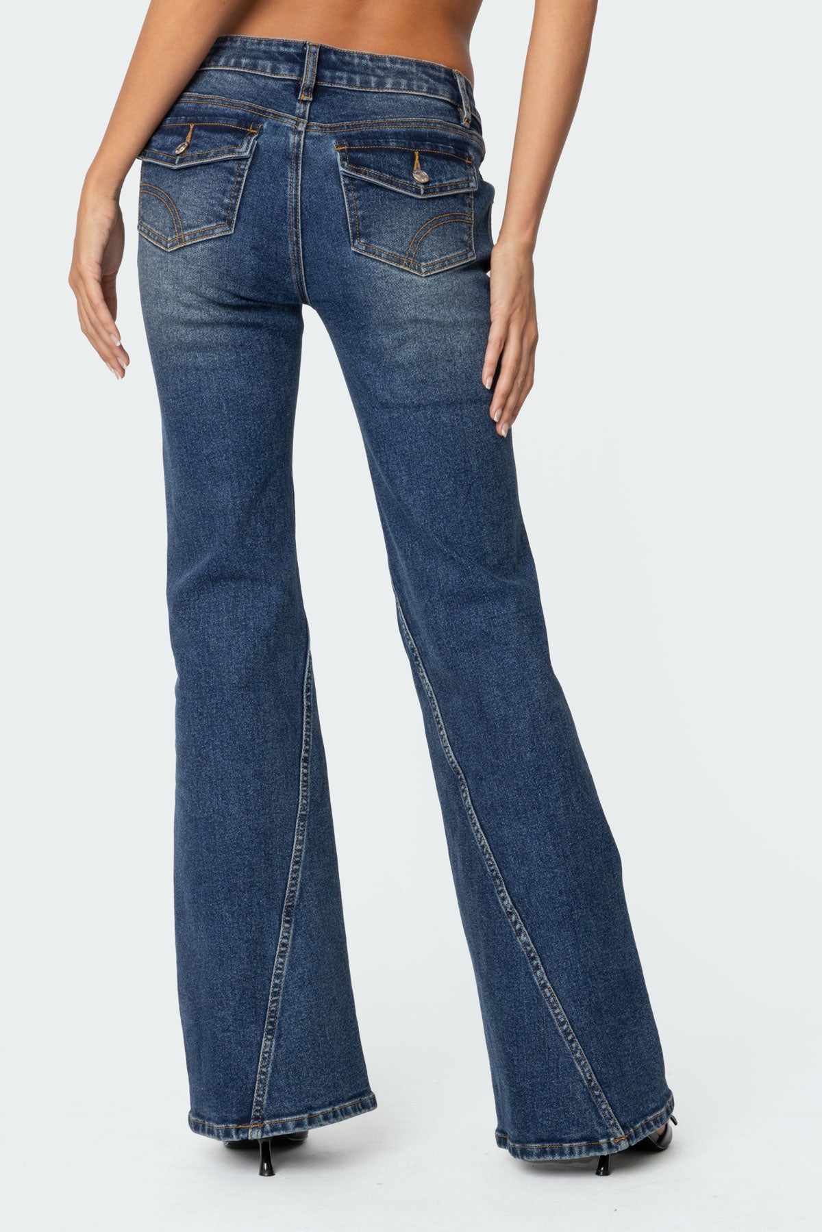 Colton Boot Cut Low Rise Jeans - Image 4