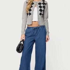 Vicky Tie Waist Baggy Jeans