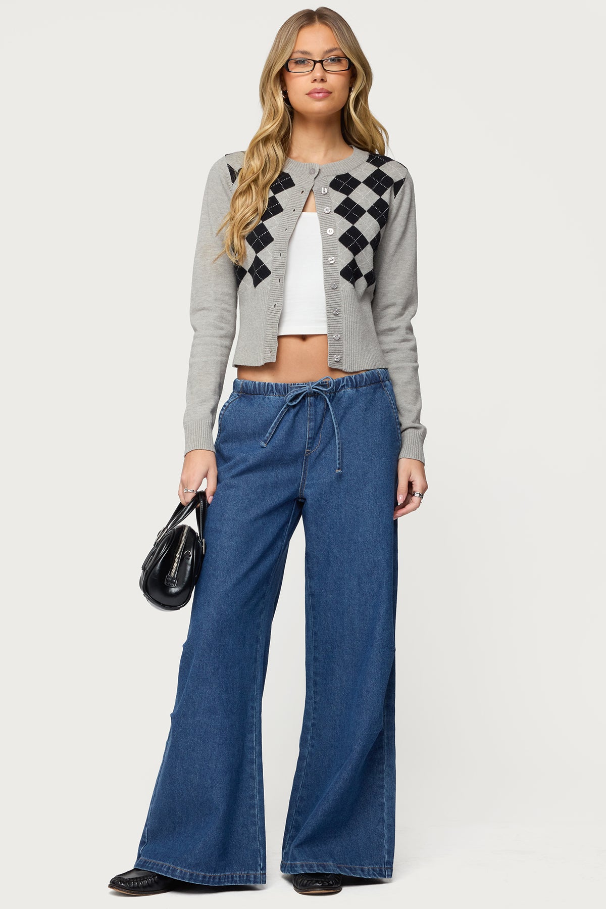 Vicky Tie Waist Baggy Jeans
