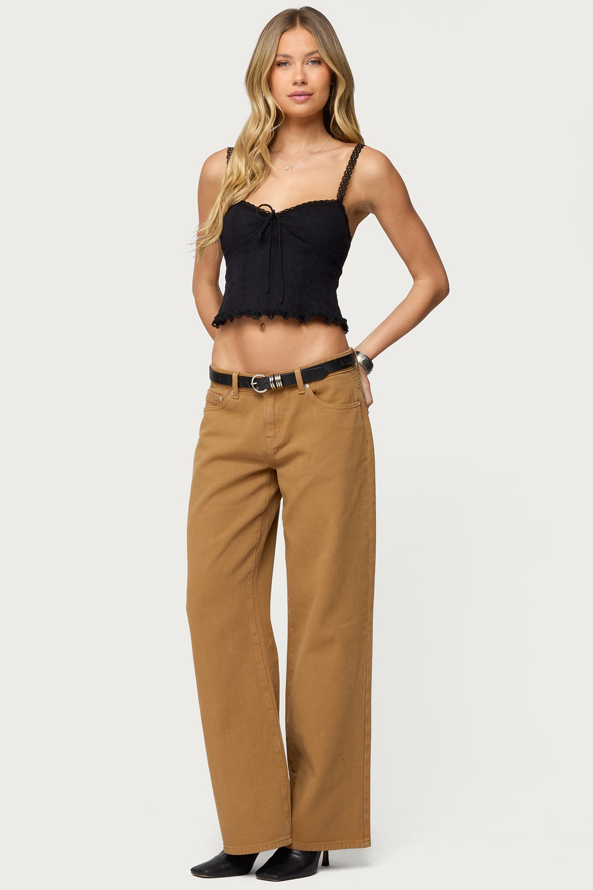 Lacey Knit Tank Top - Image 4