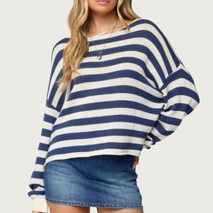 Anney Oversized Striped Sweater