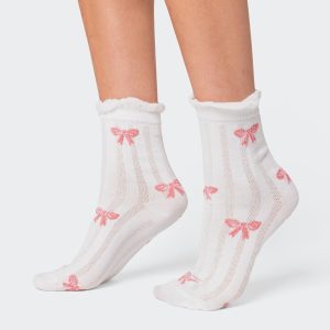 Bow Printed Socks