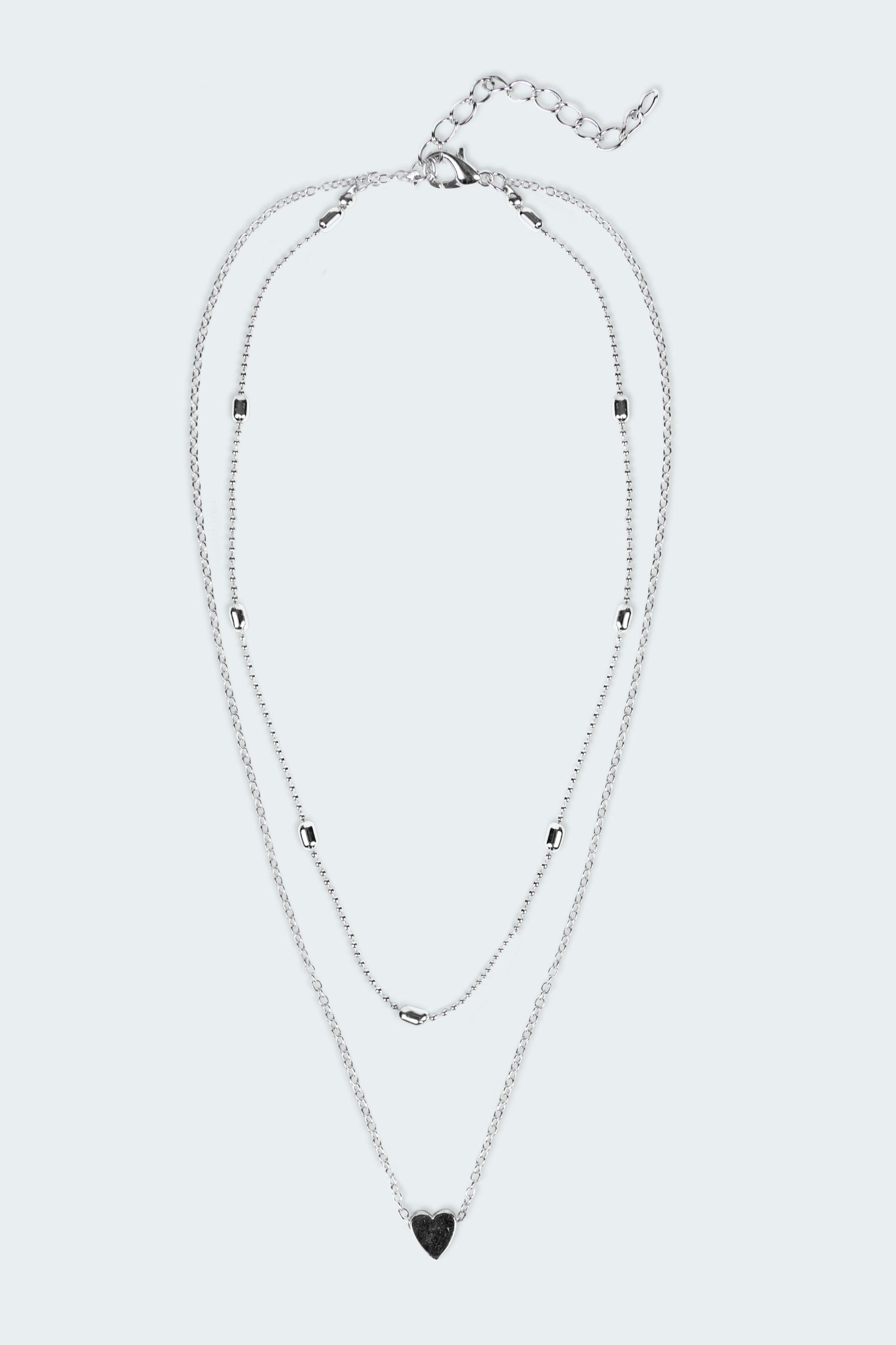 Layered Heart Necklace - Image 2