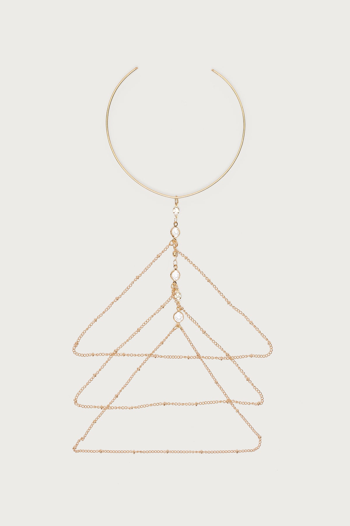 Festival Rhinestone Chain Arm Cuff - Image 2