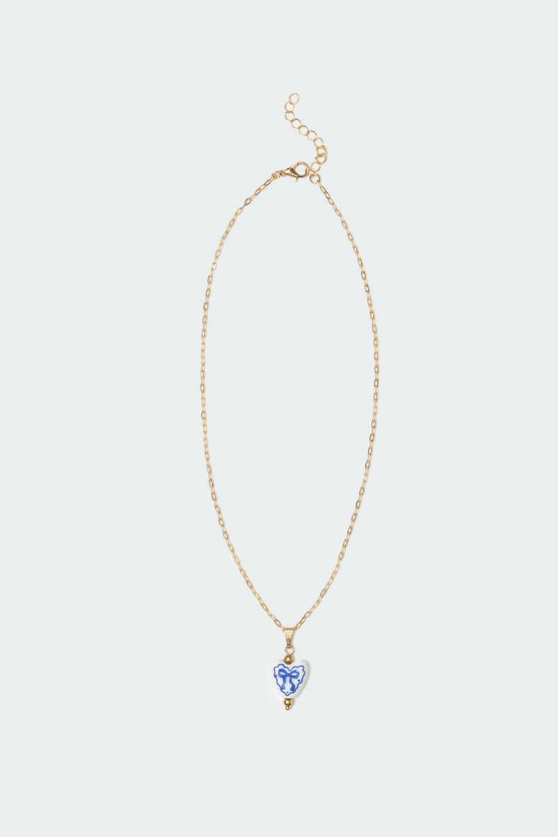 Heart Bow Necklace - Image 2