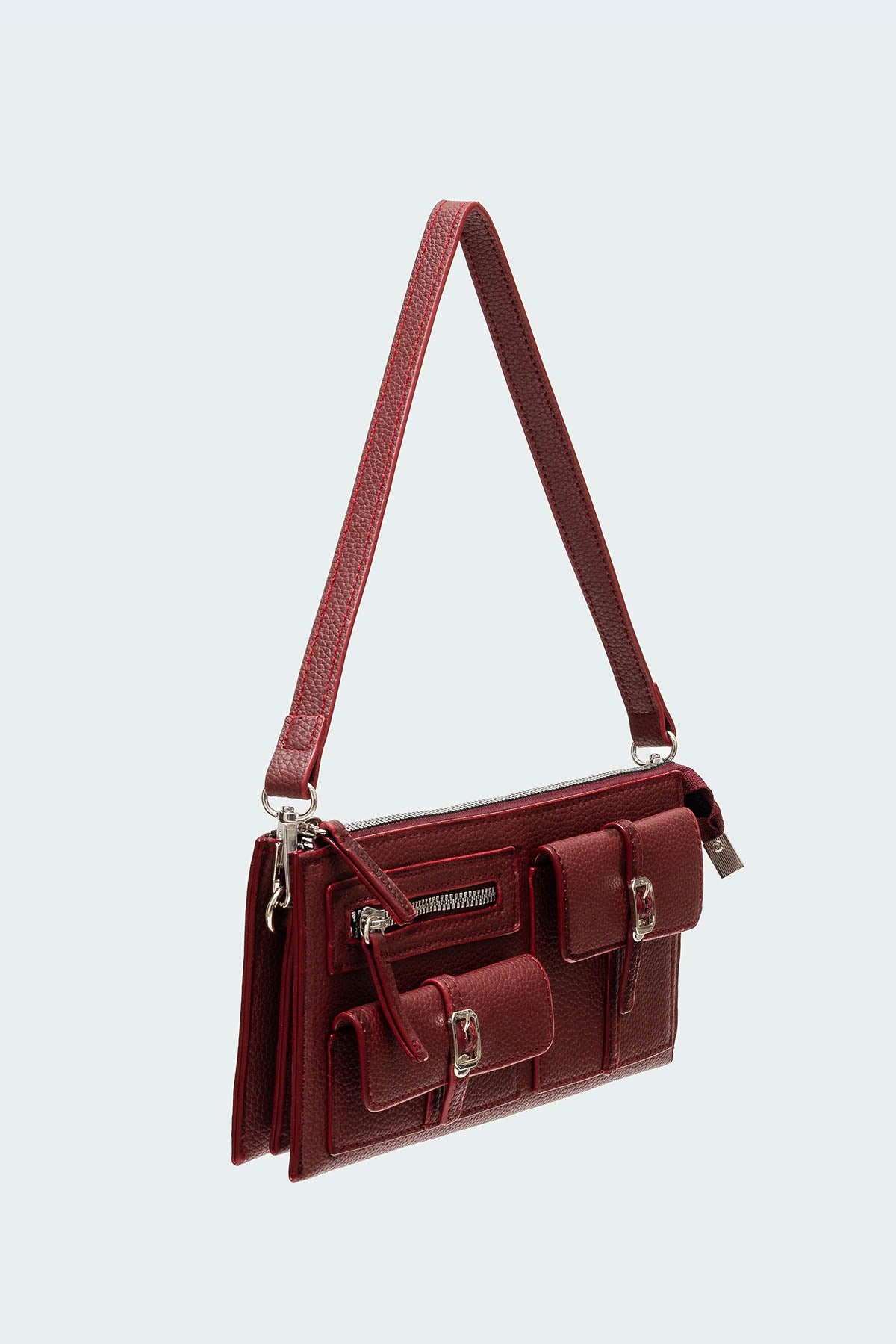 Utility Faux Leather Bag - Image 3