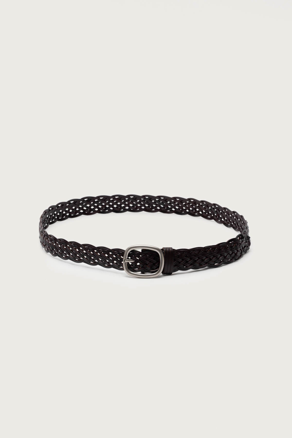 Woven Faux Leather Belt - Image 2