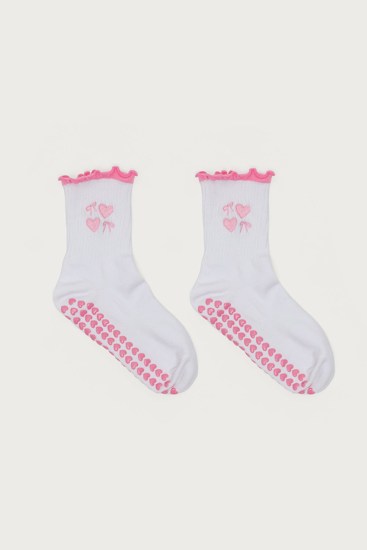 Heart & Bow Pilates Socks - Image 4