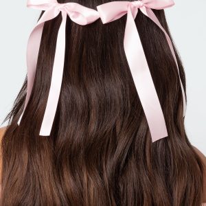 Satin Effect Ribbon Hair Clip Pack