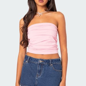 Isabella Ruched Tube Top