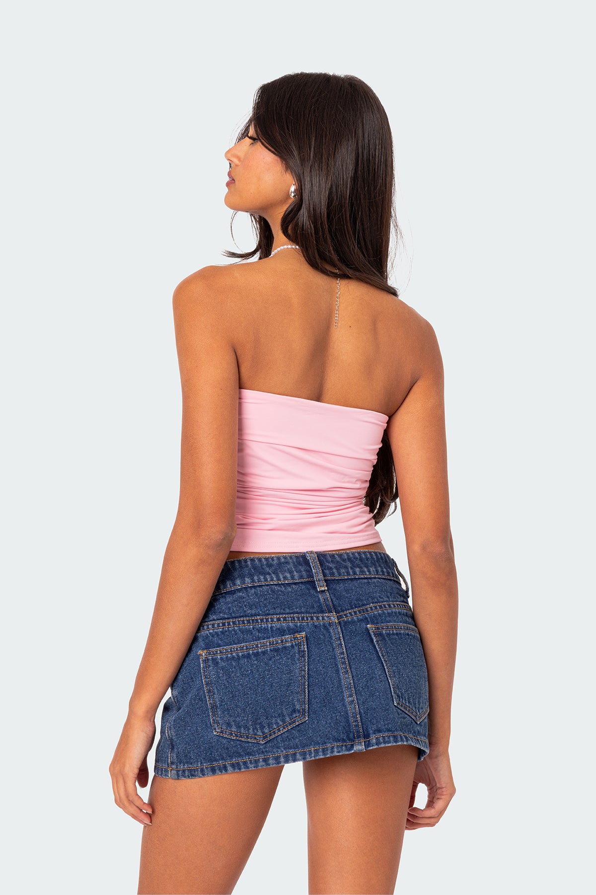 Isabella Ruched Tube Top - Image 4