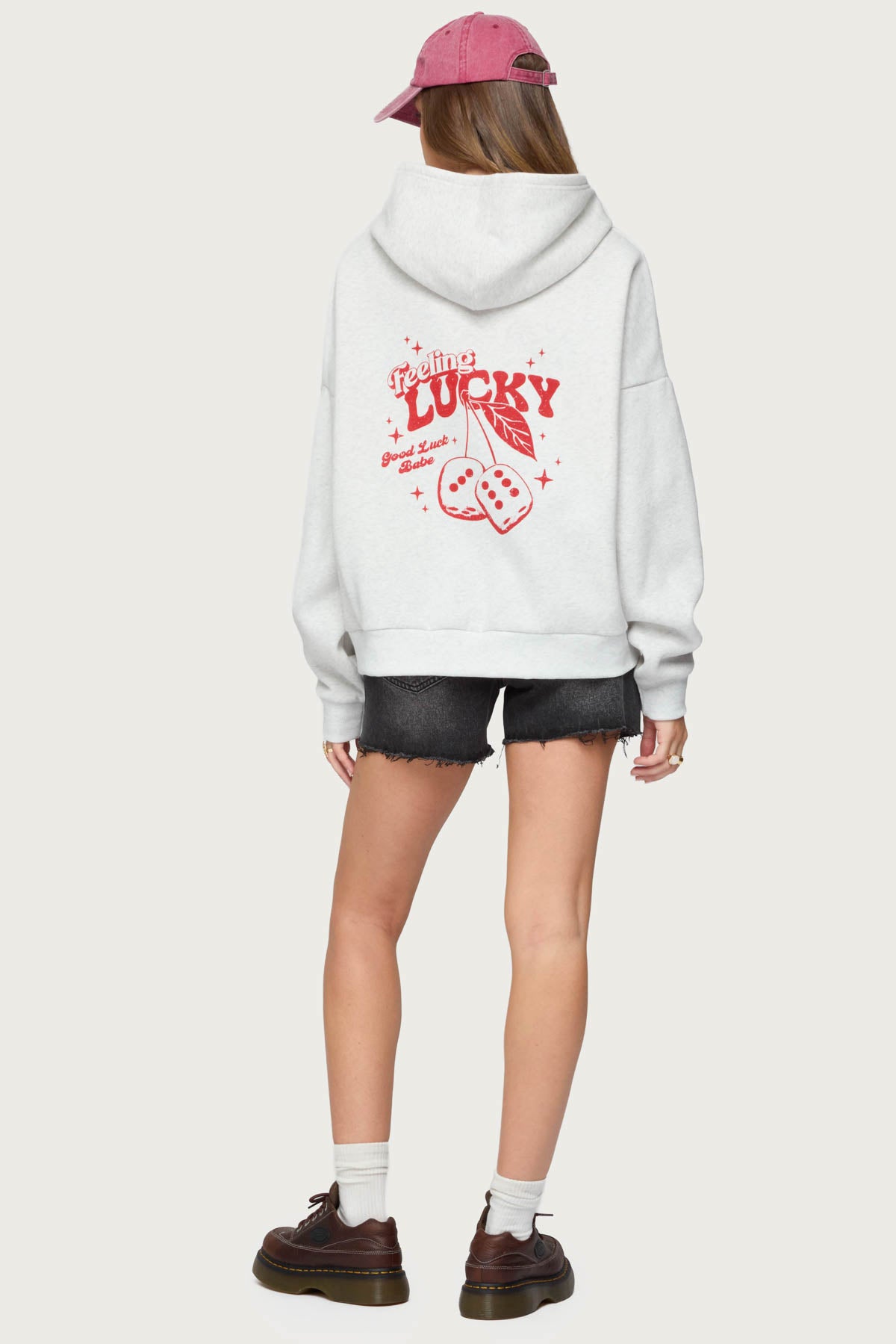 Feeling Lucky Oversized Hoodie - Image 3