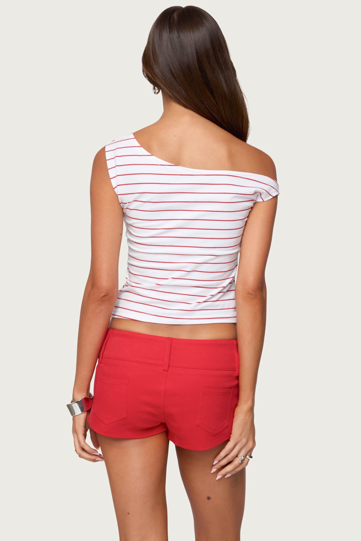 Keryn Striped Asymmetric Top - Image 5
