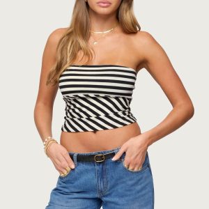 Betsana Striped Tube Top
