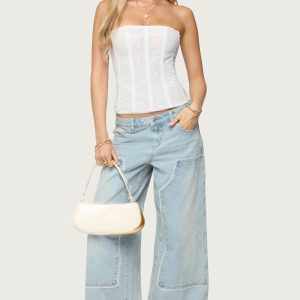 Teela Lacey Low Rise Carpenter Jeans