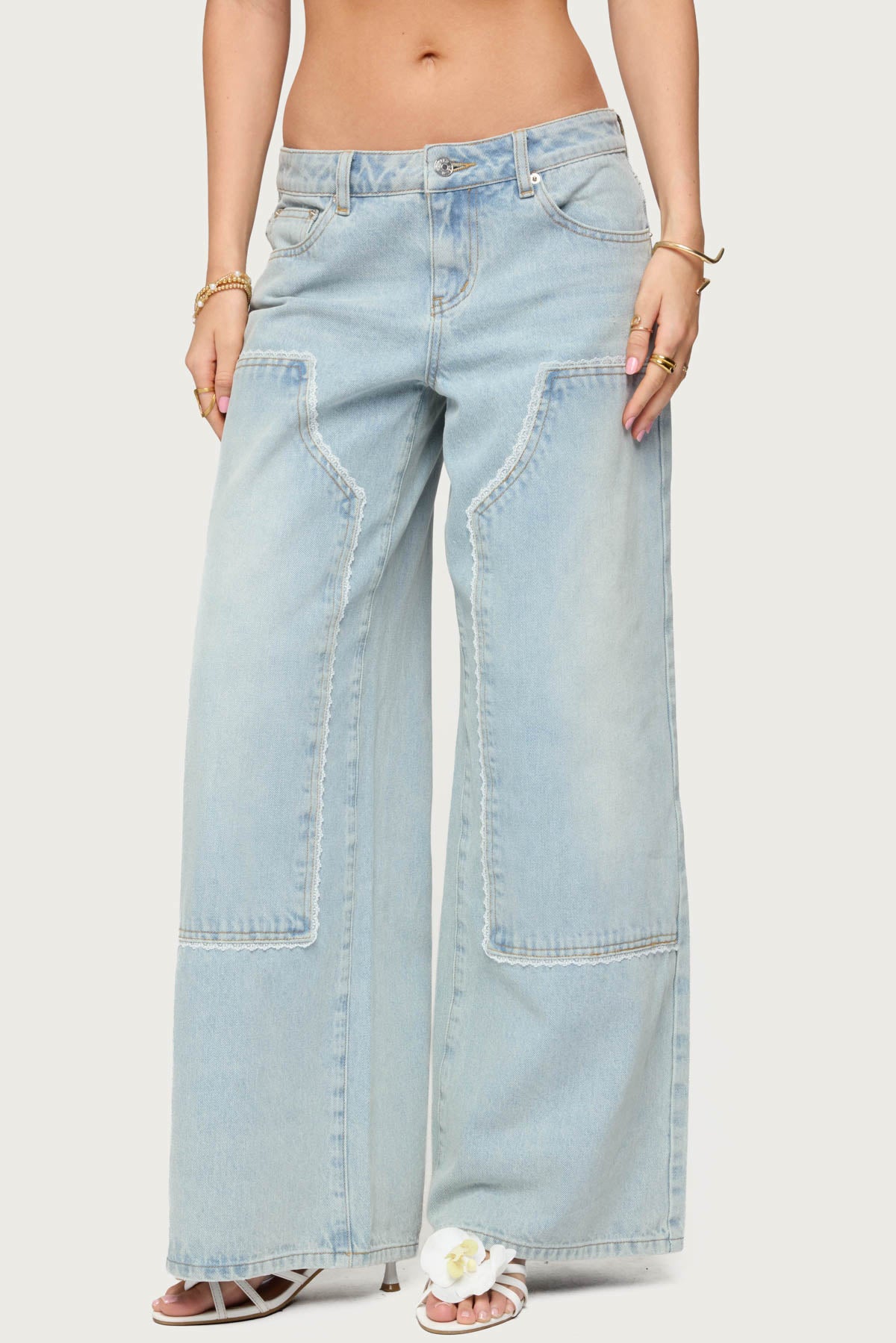 Teela Lacey Low Rise Carpenter Jeans - Image 2