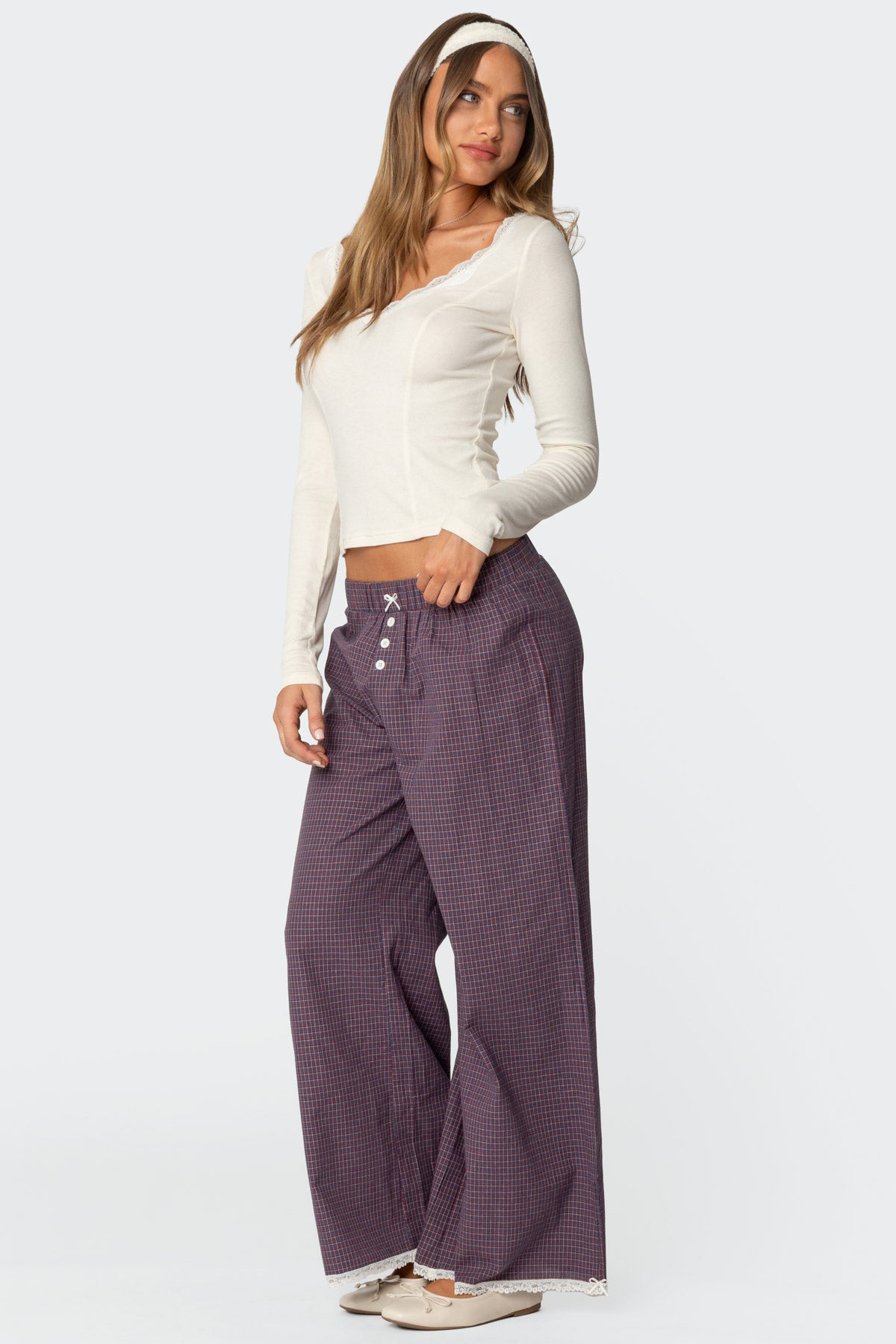 Dakota Plaid Pants - Image 3
