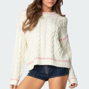 Eleni Cable Knit Sweater