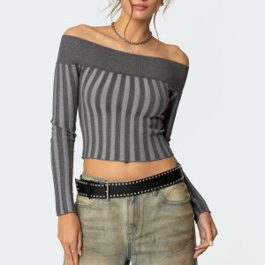 Daren Off Shoulder Knit Top