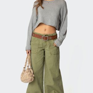 Vivienne Twill Baggy Pants
