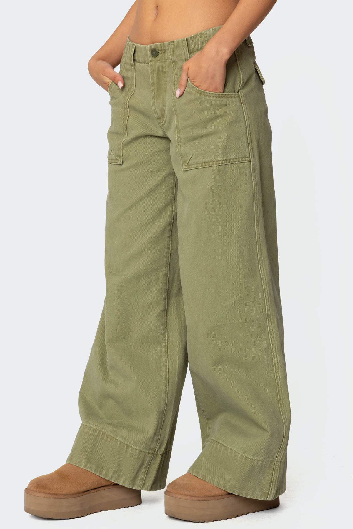 Vivienne Twill Baggy Pants - Image 3