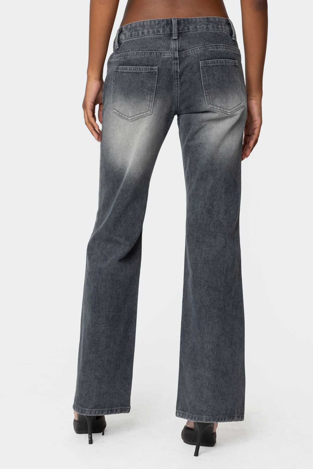 Alysse Low Rise Washed Jeans - Image 5