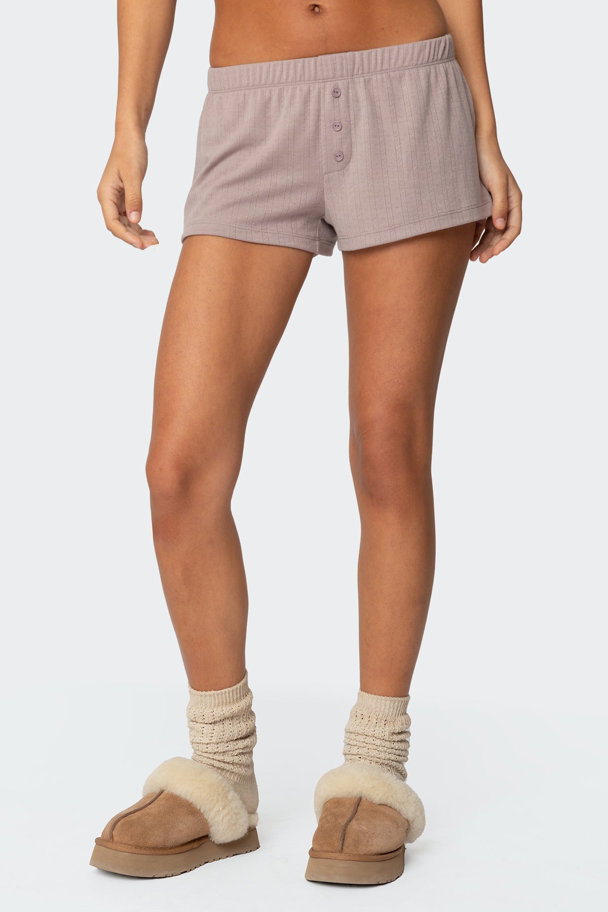 Keely Pointelle Shorts - Image 2
