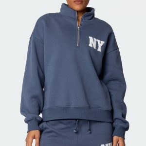 Ny Quarter Zip Sweatshirt