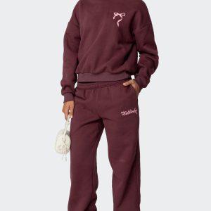 Sasha Bow Detail Sweatpants