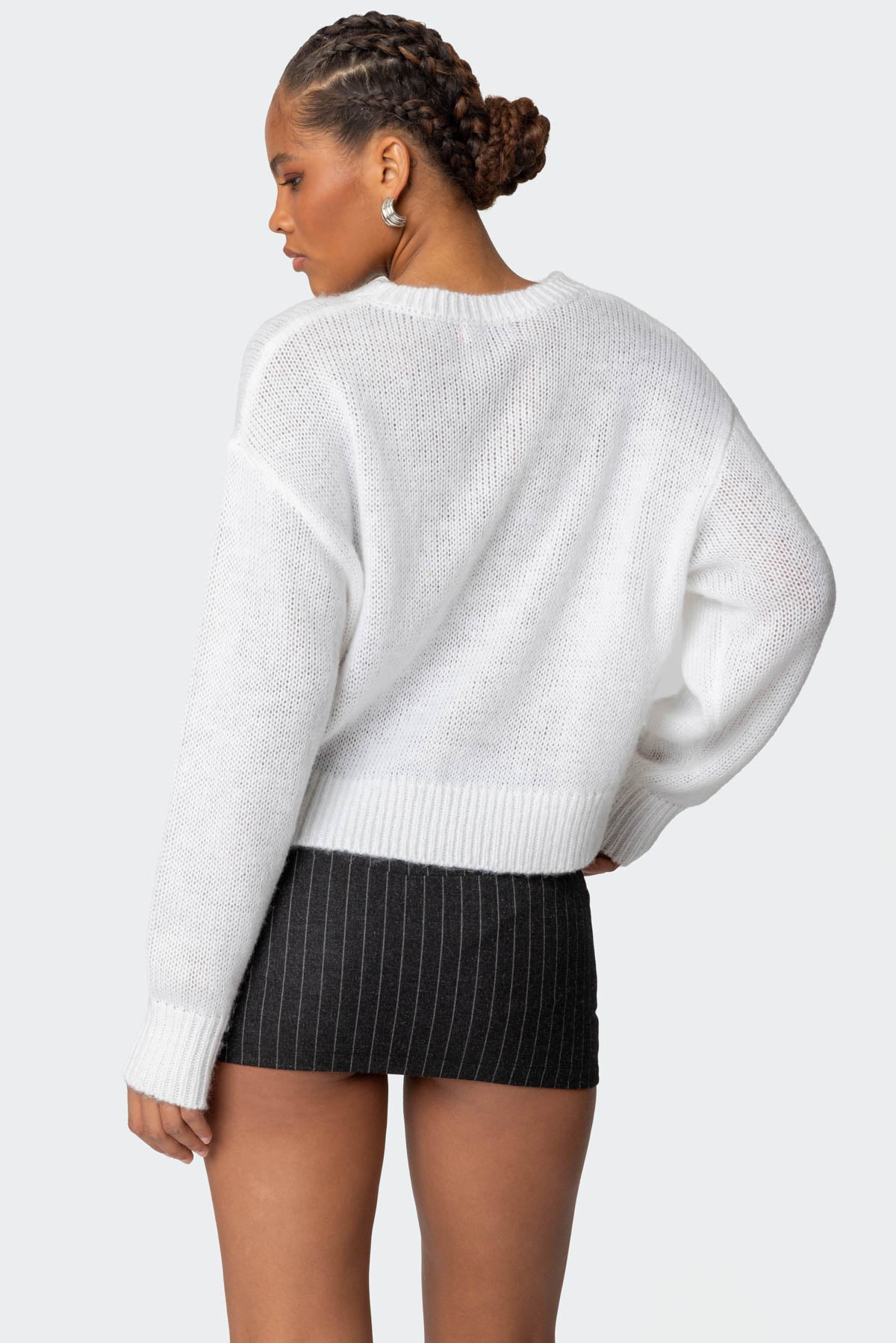 Kyrah Oversized Knit Sweater - Image 5
