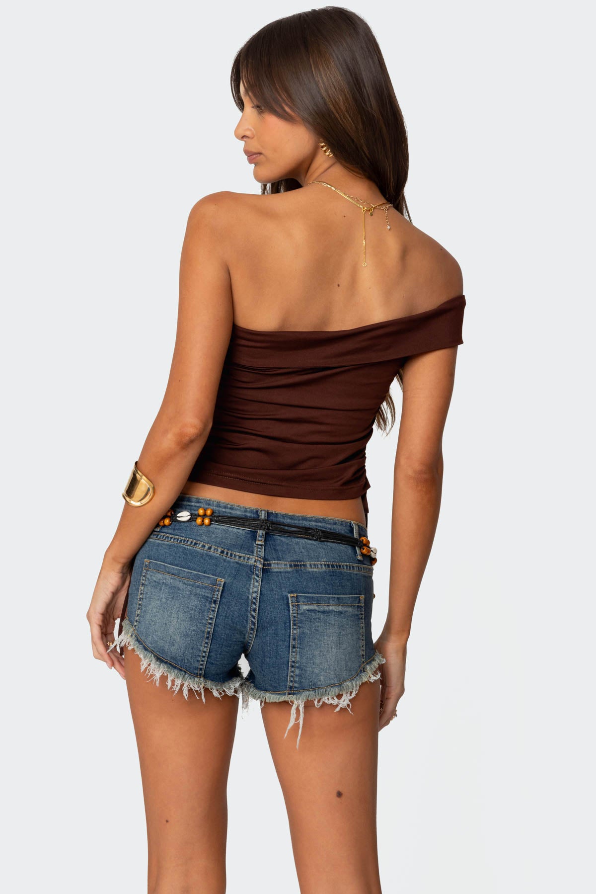 Yafa Asymmetric Off Shoulder Top - Image 4